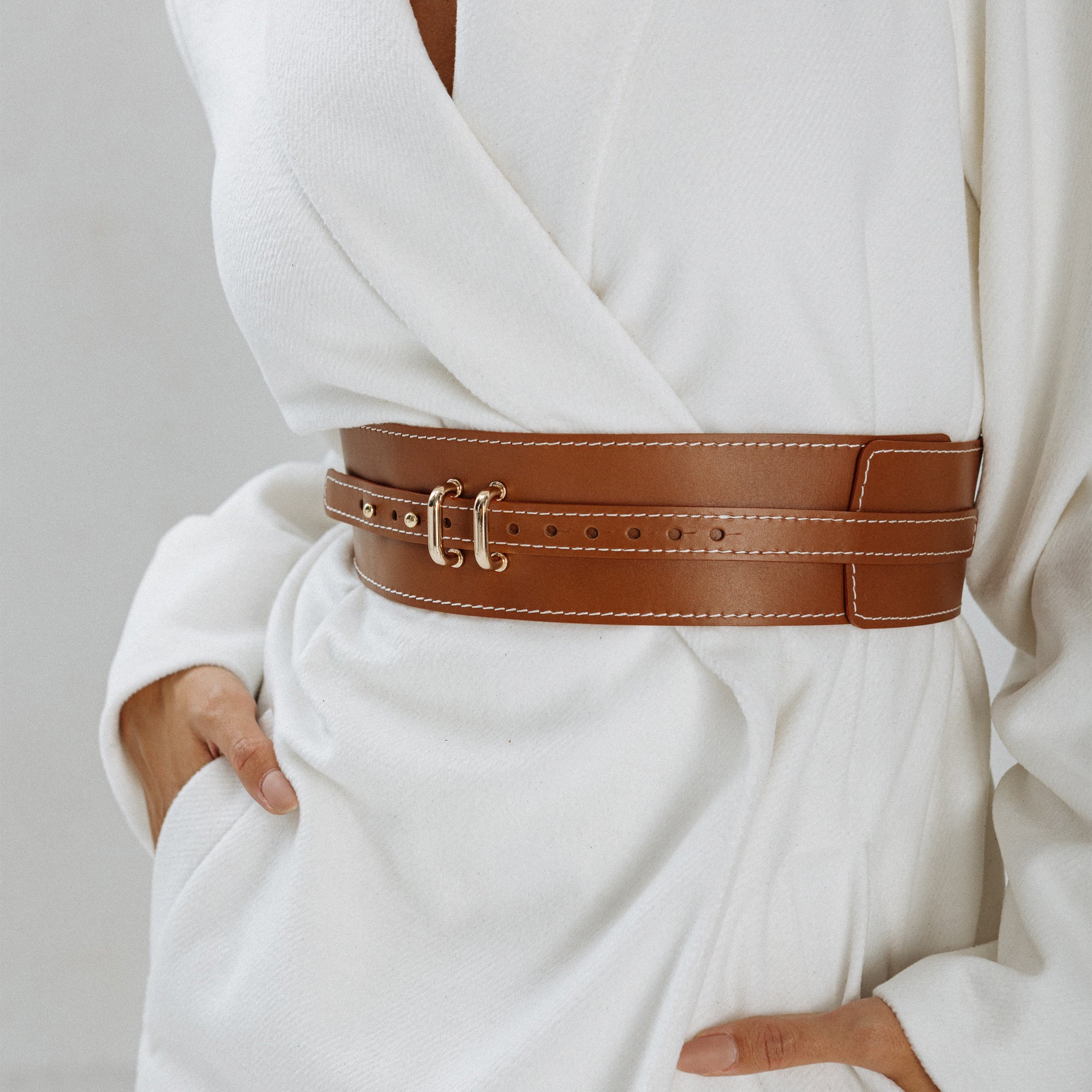Leather Waist Belt VASTE - Main Image