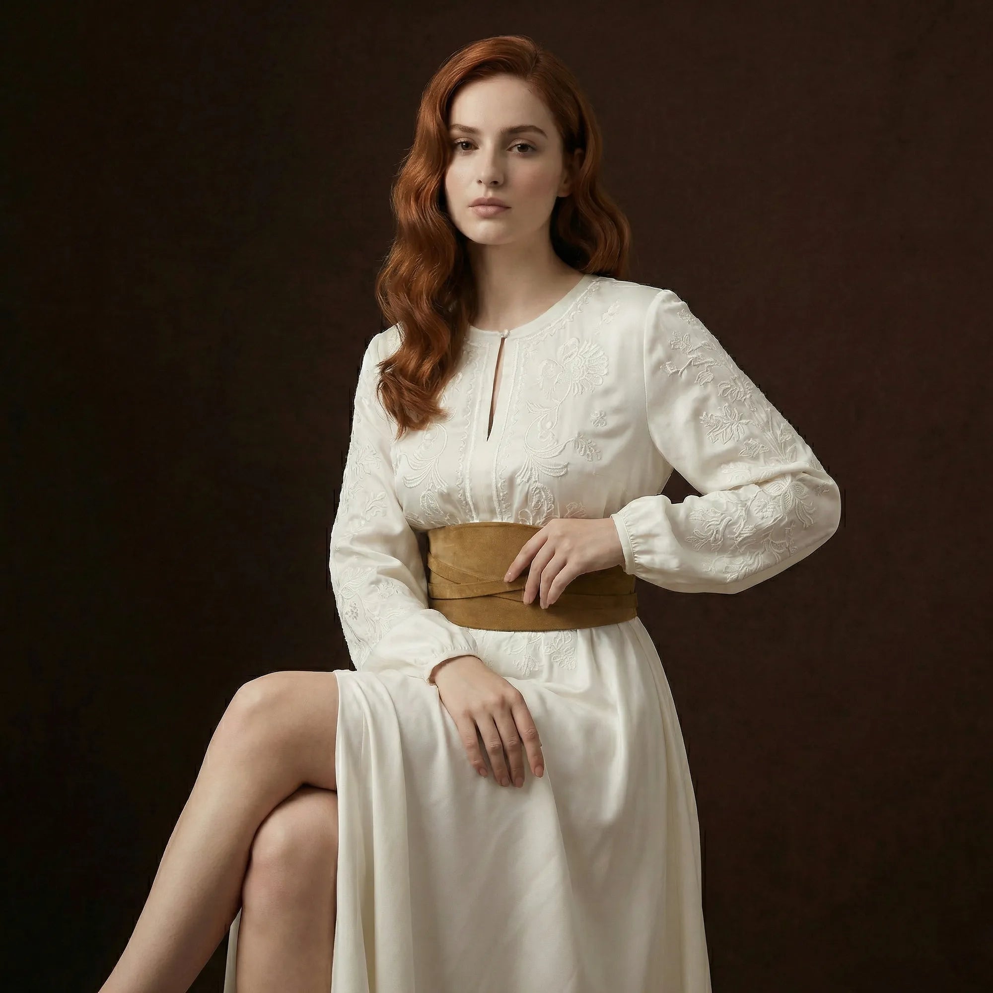 Suede Corset Belt TAILLE