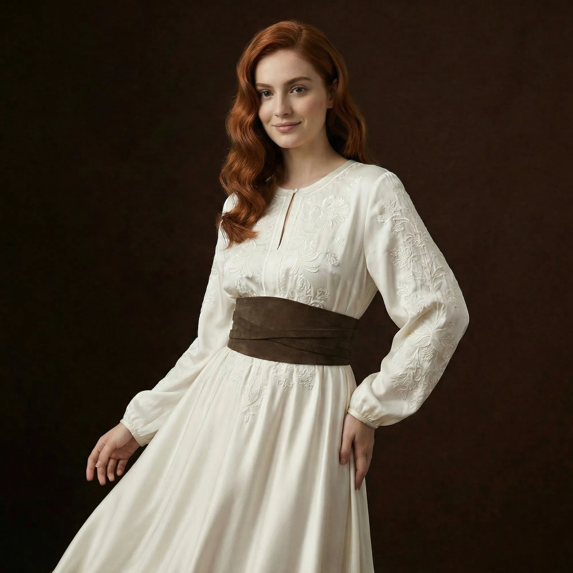 Suede Corset Belt TAILLE