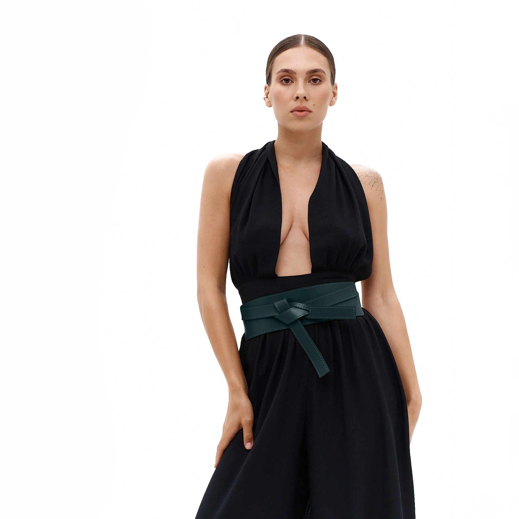 Leather belt NODE — Handmade Leather Belt for Women | Brunetka Harness