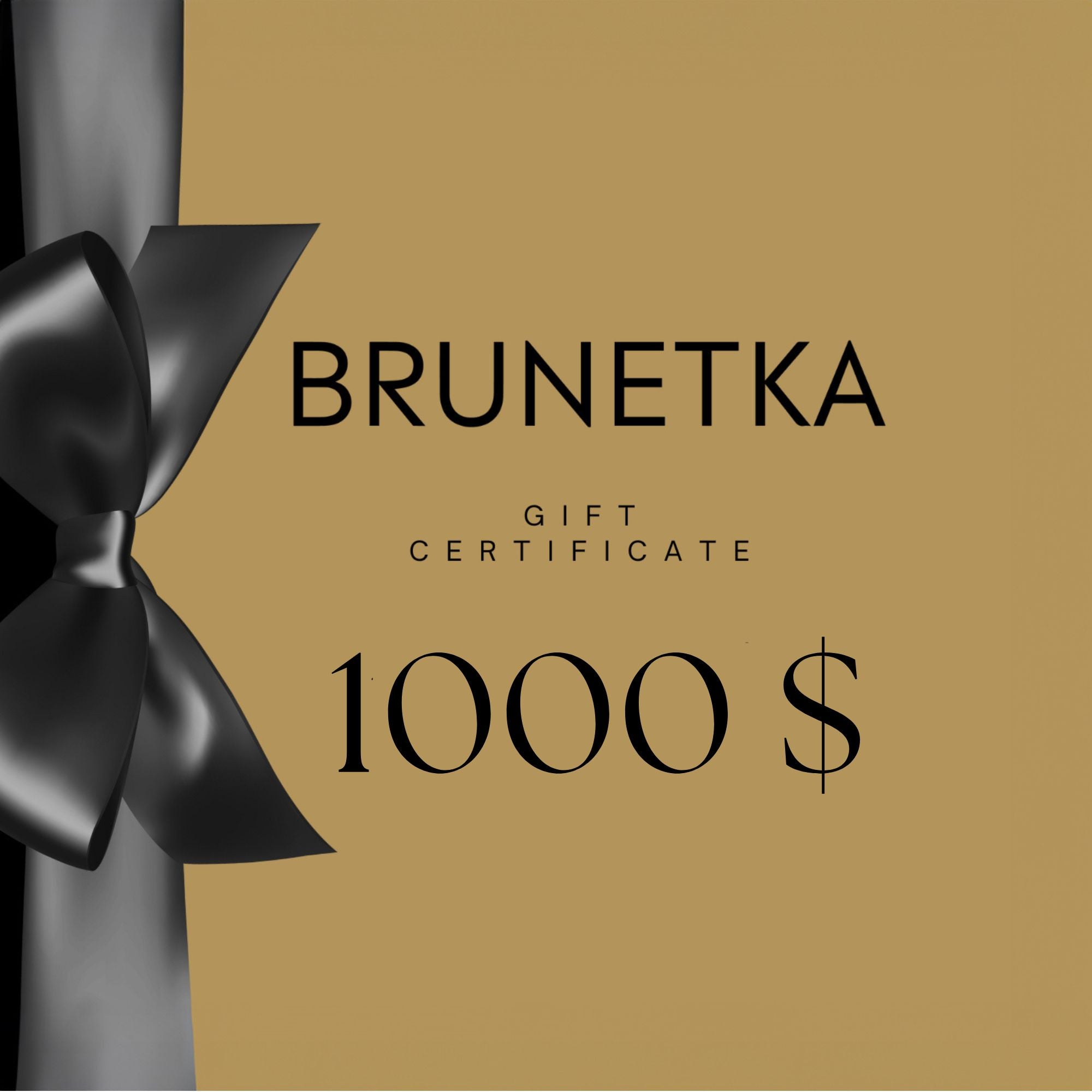BrunetkaHarness Gift Card — Handmade Leather Add-ons for Women | Brunetka Harness