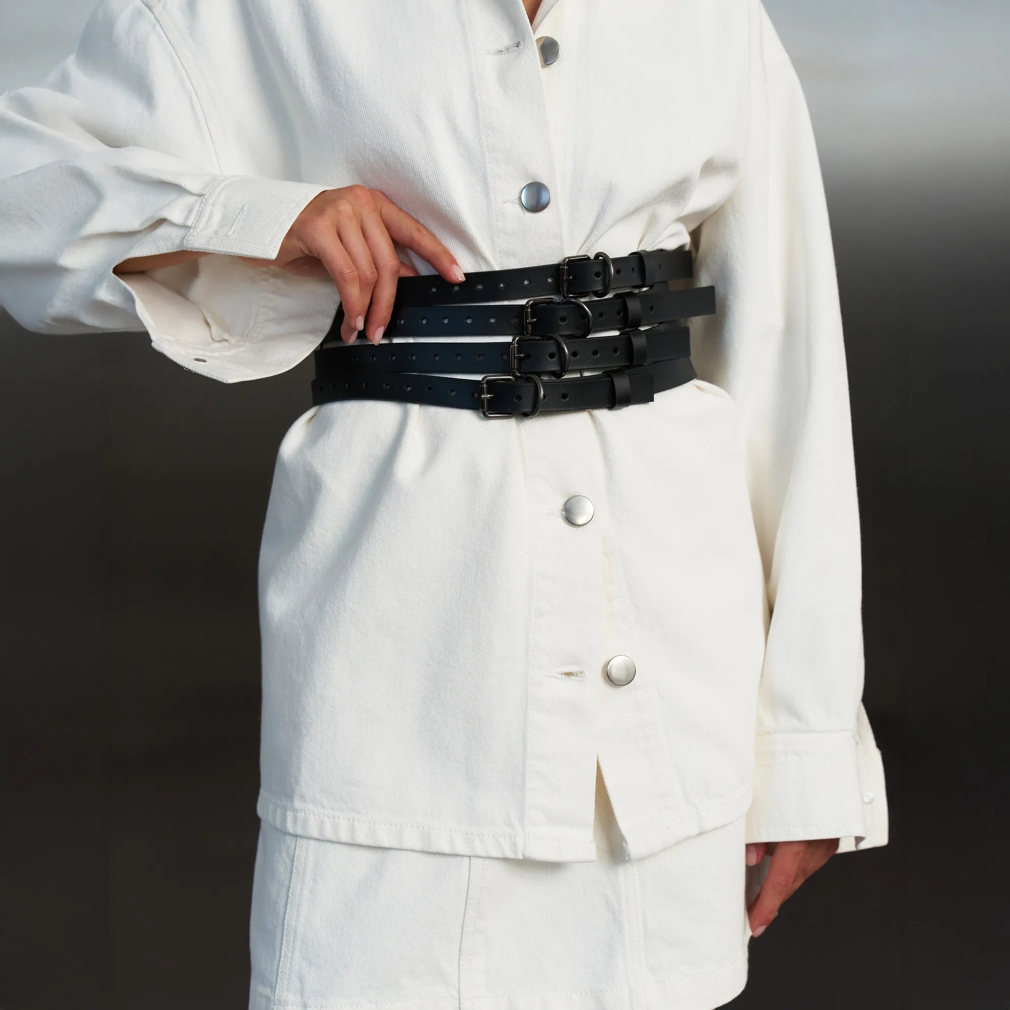 Leather Belt Trio