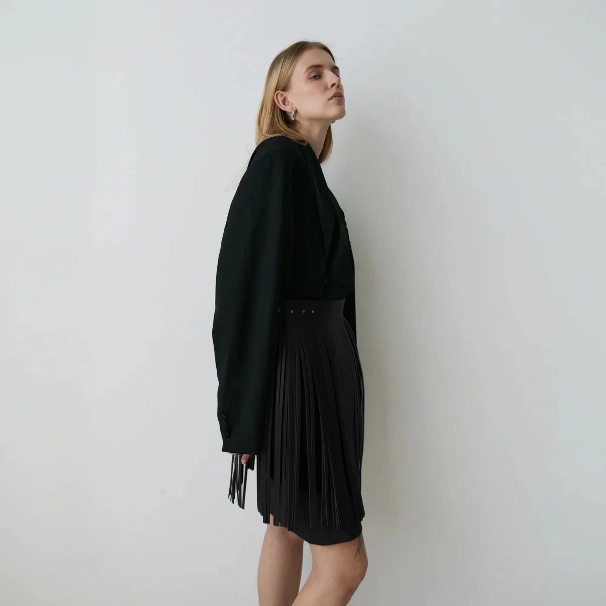 Leather Short Skirt FENDY