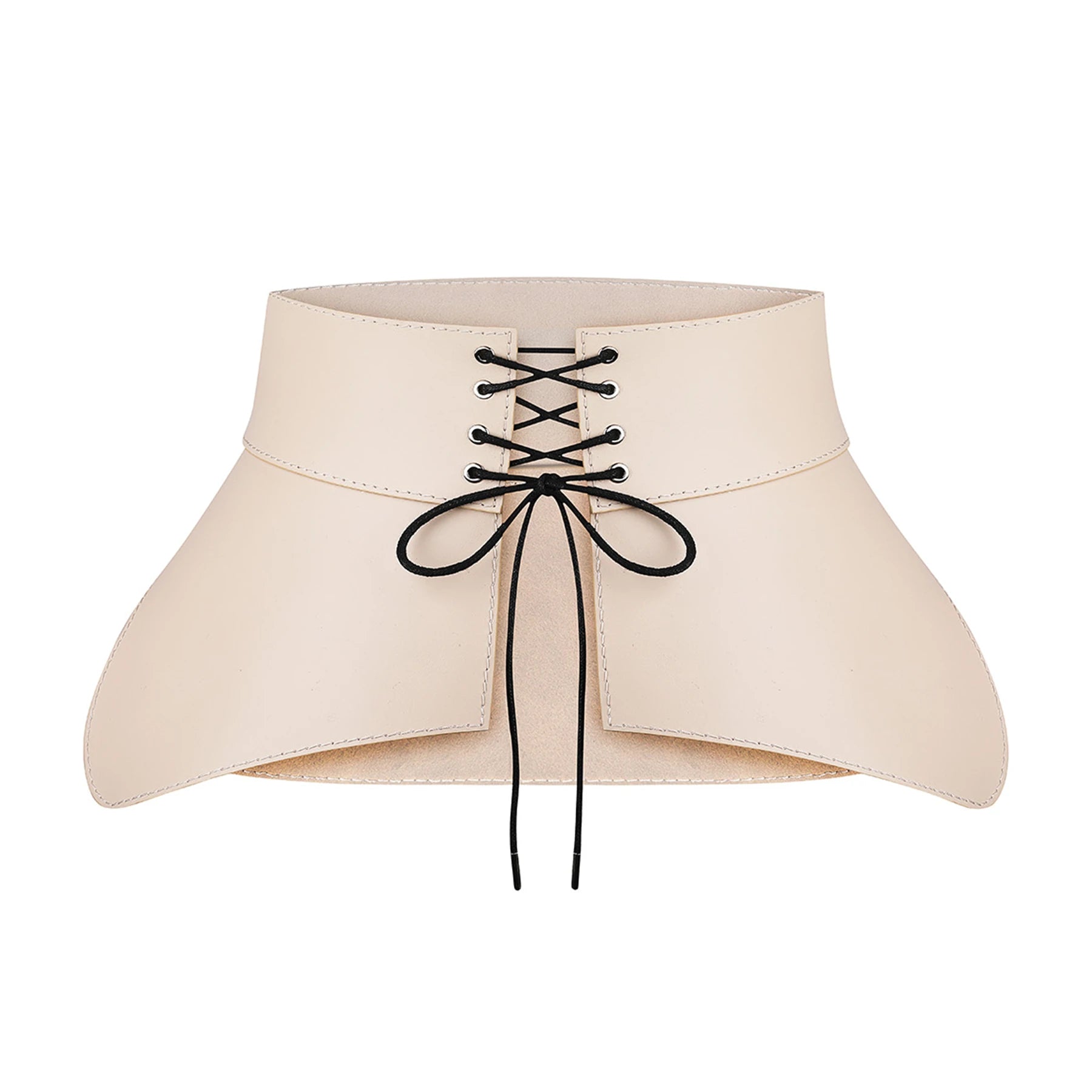Leather Peplum Belt CELESTE
