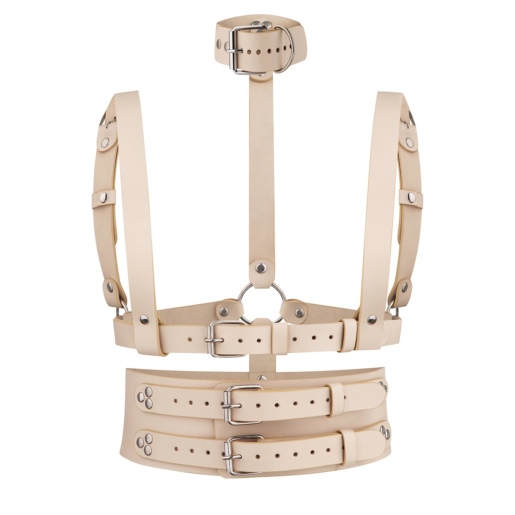 Leather Harness Corset HELIOS