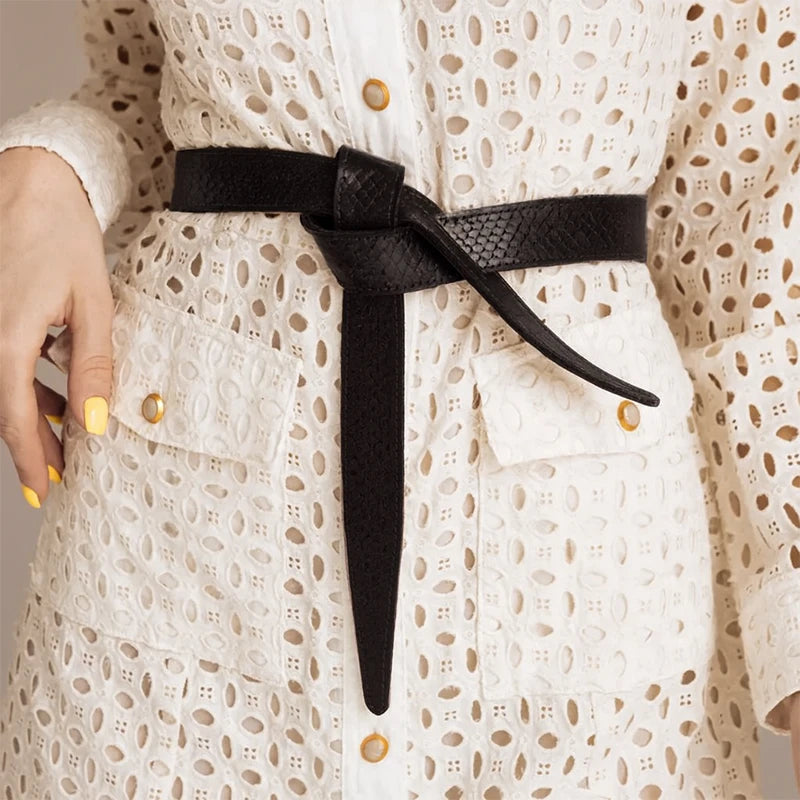 Lecce Knotted Leather Belt SABEL