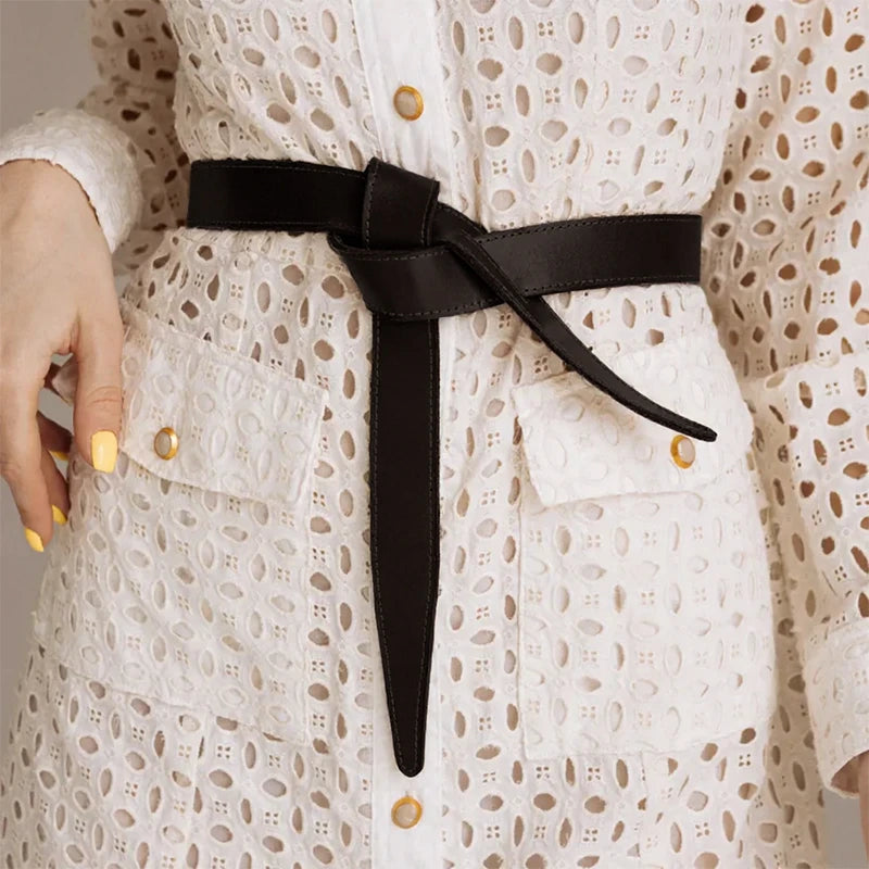 Lecce Knotted Leather Belt SABEL