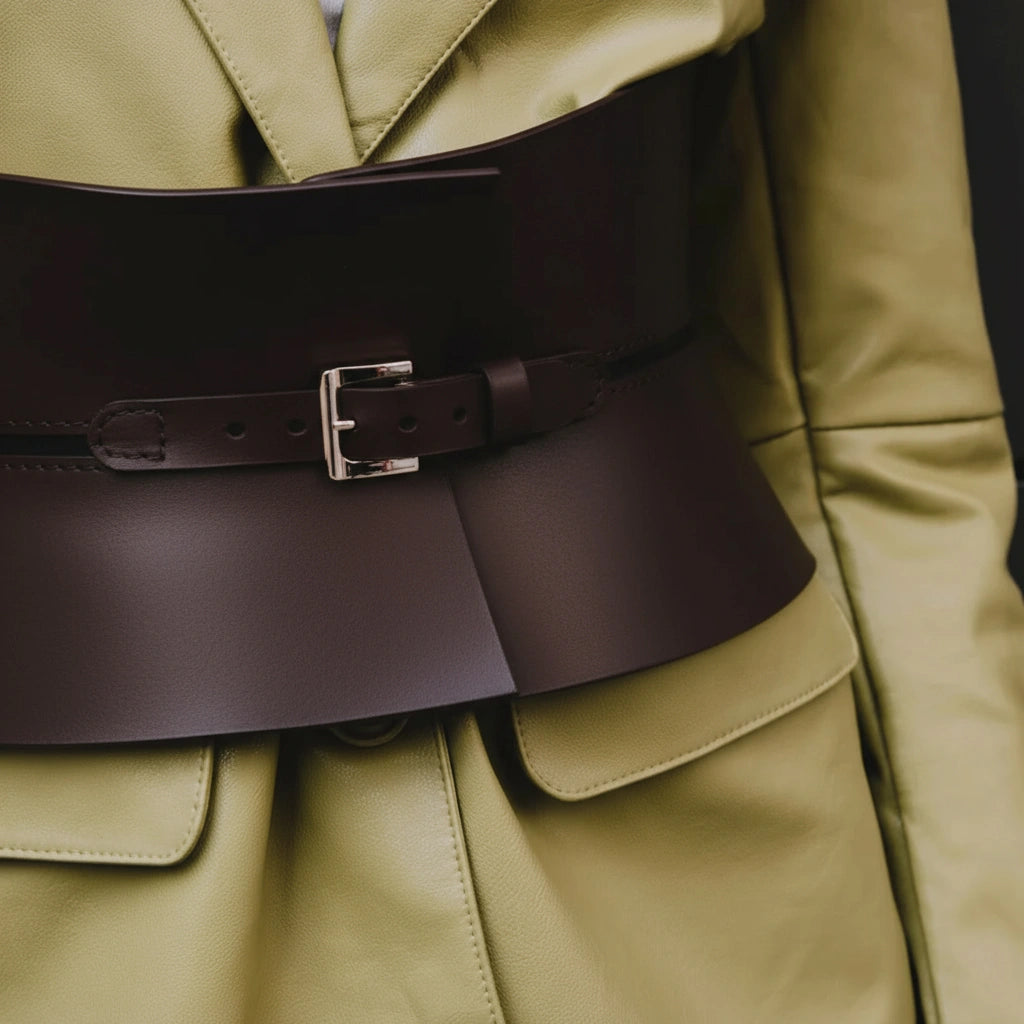 Leather Basque Belt PARIS
