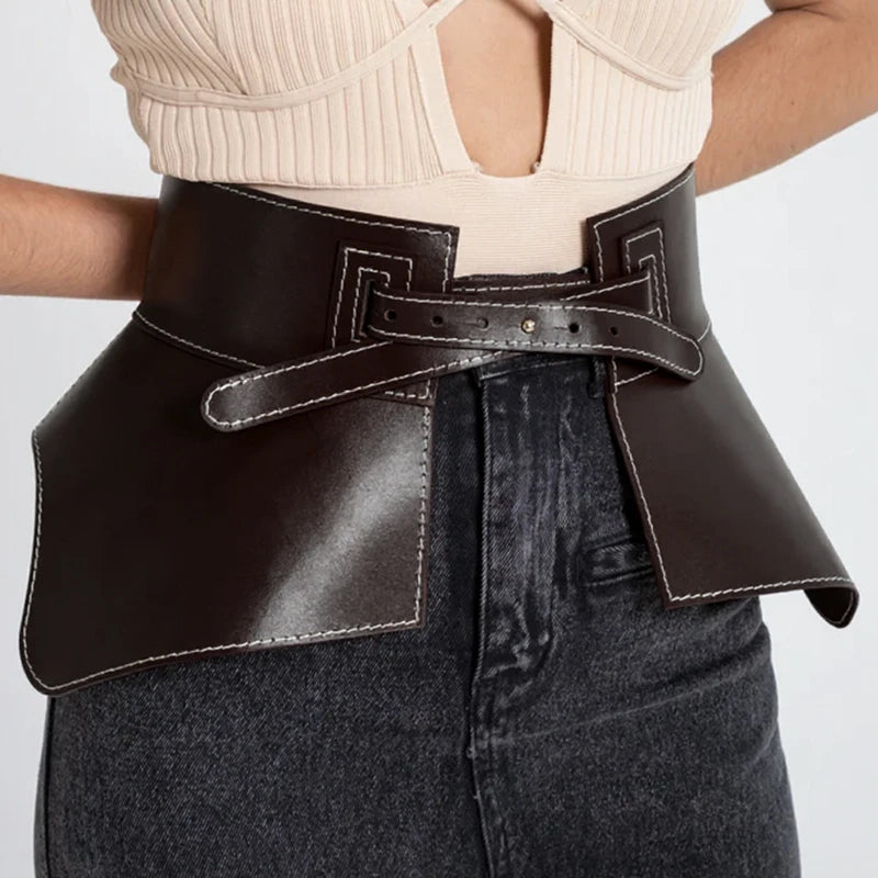 Leather Basque NOIRE