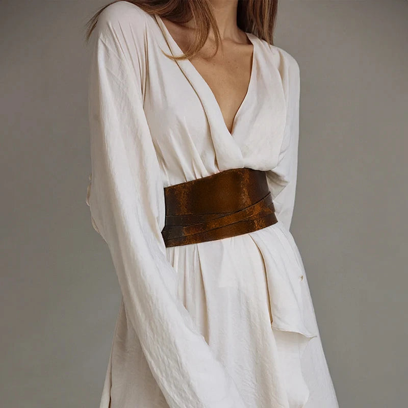 Leather Corset Belt TAILLE