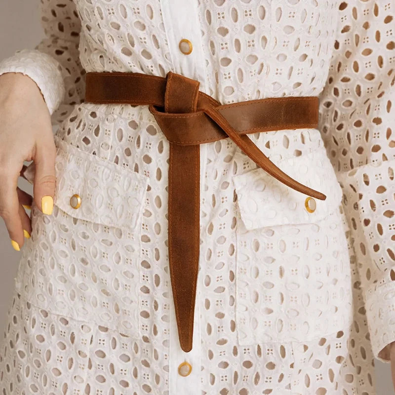 Lecce Knotted Leather Belt SABEL