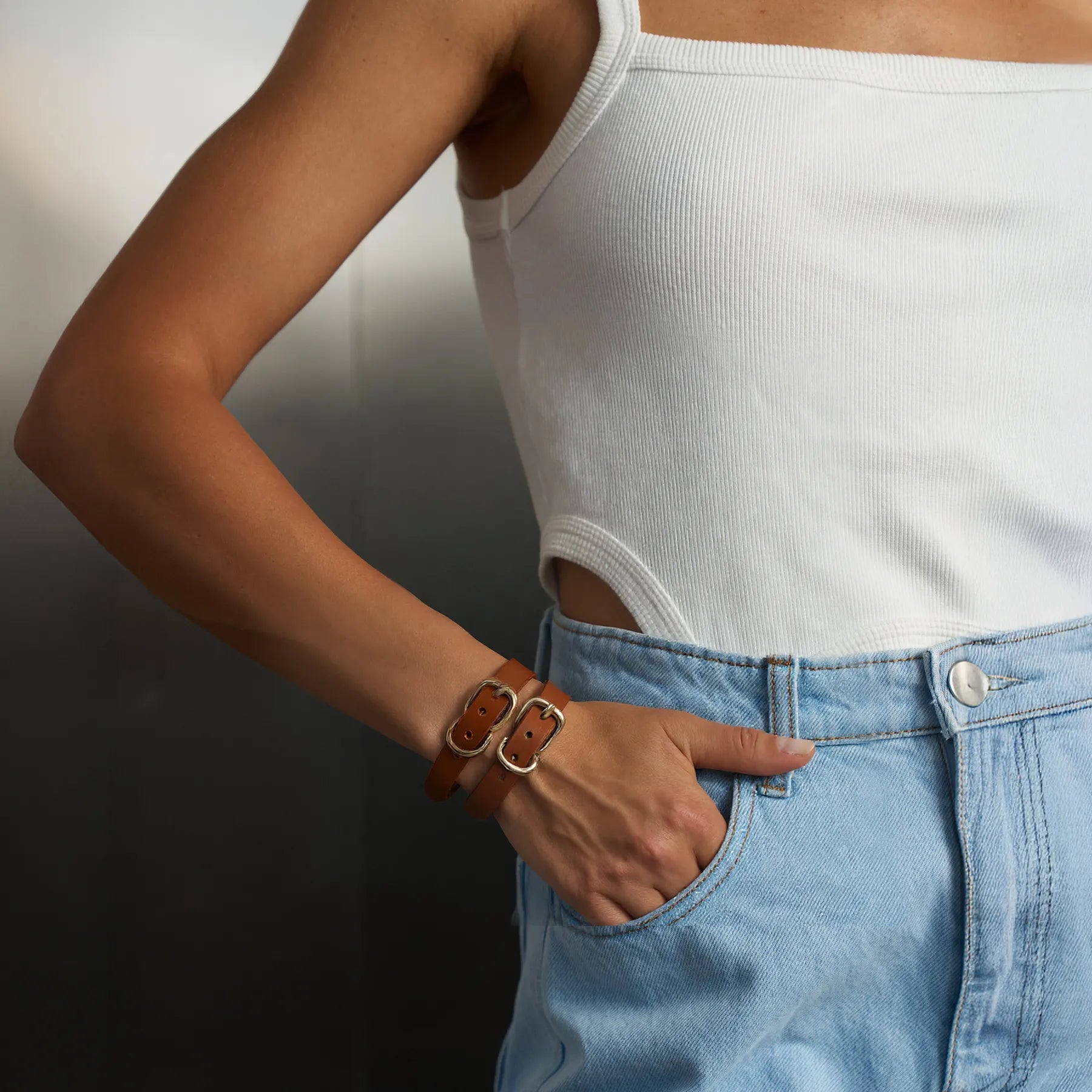 Leather Bracelet Twin