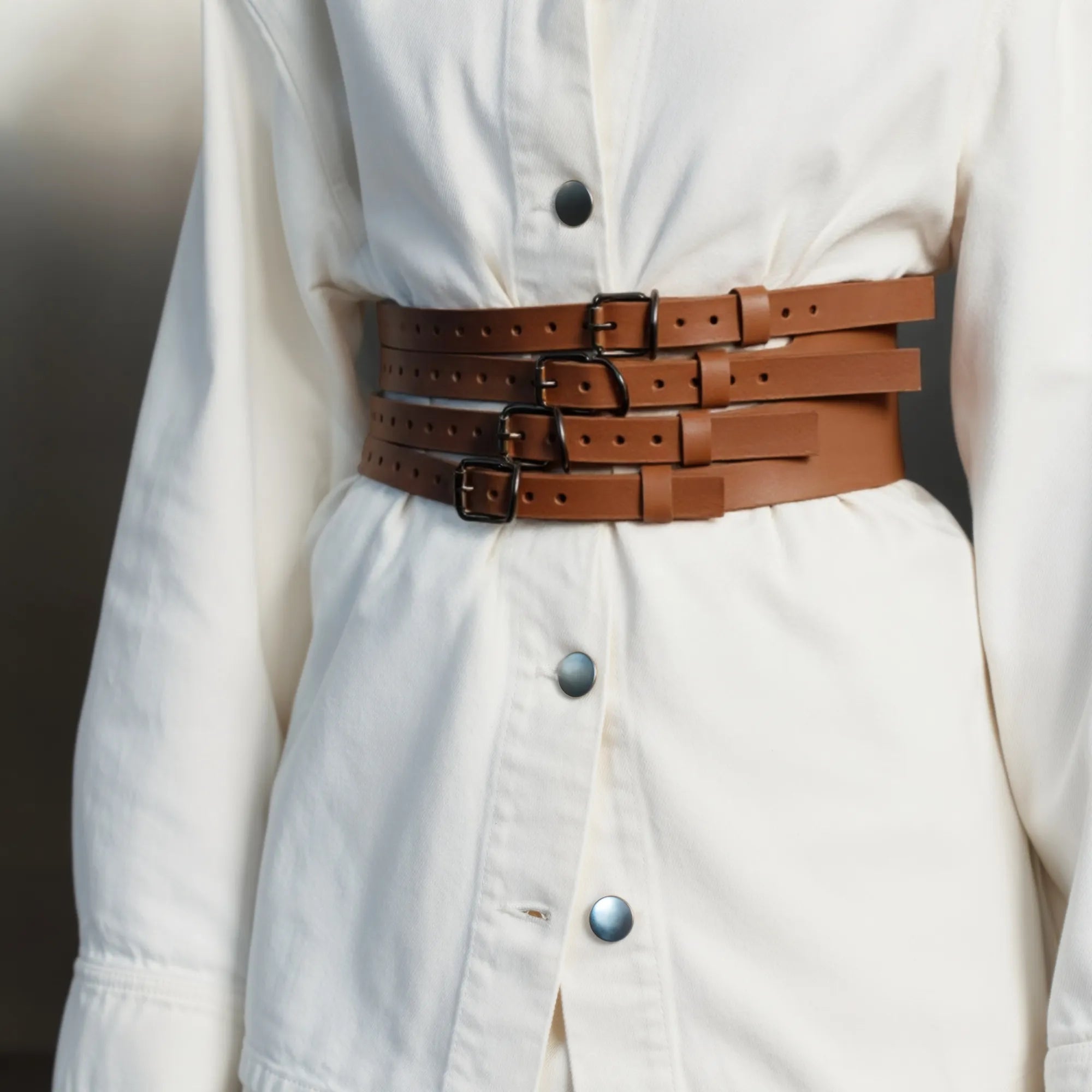 Leather Belt Trio