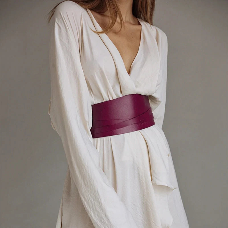 Leather Corset Belt TAILLE