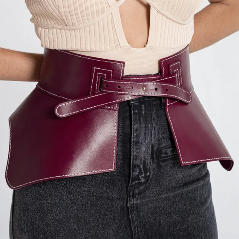 Leather Basque NOIRE