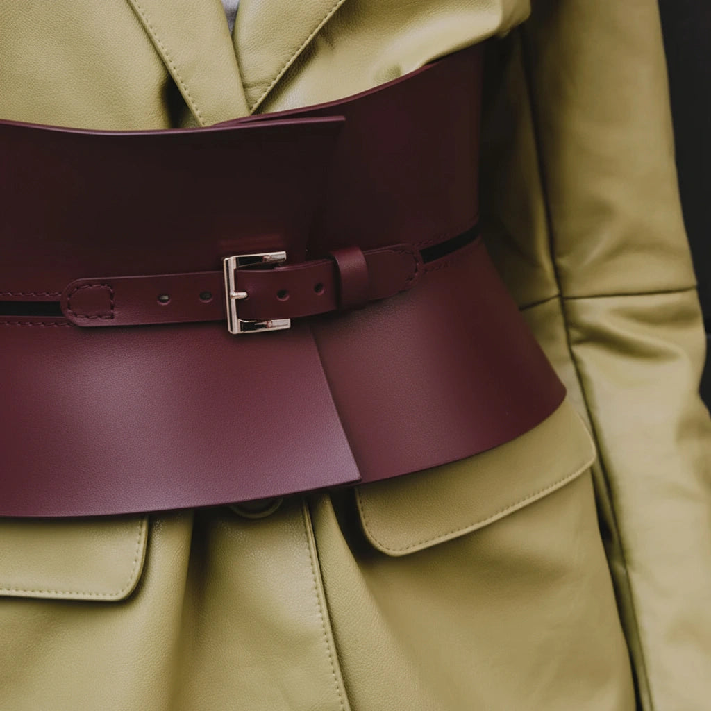 Leather Basque Belt PARIS