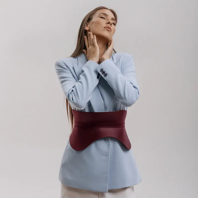 Basque Leather Belt 2 in 1 CYNTHARA