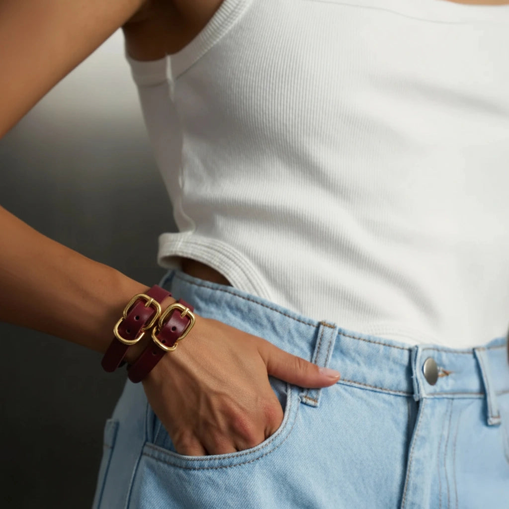 Leather Bracelet Twin