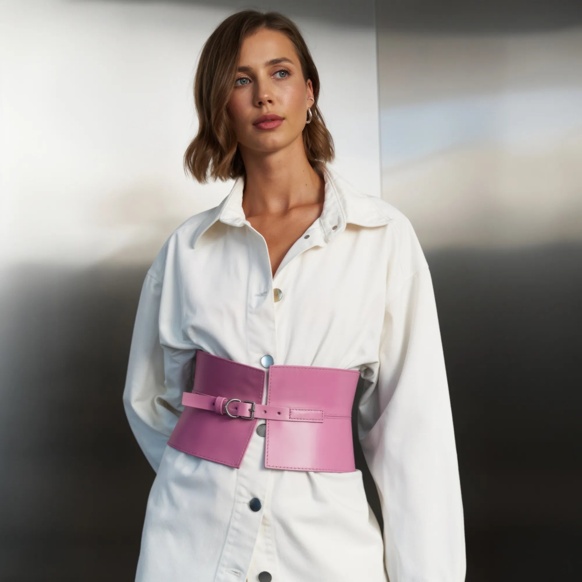 Leather Basque Raven