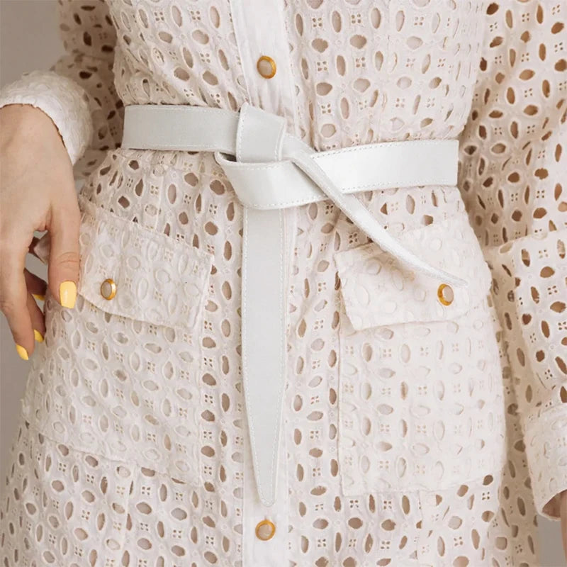 Lecce Knotted Leather Belt SABEL