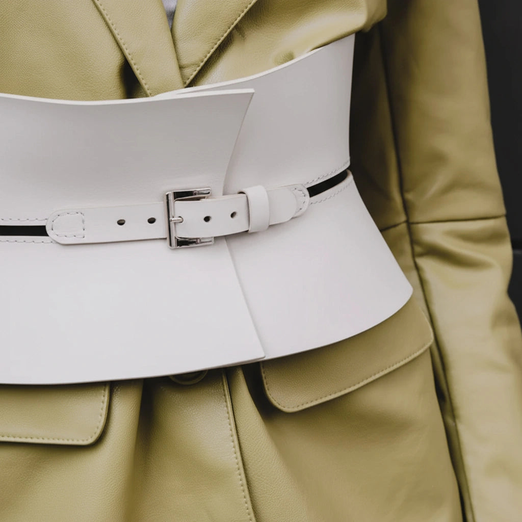 Leather Basque Belt PARIS