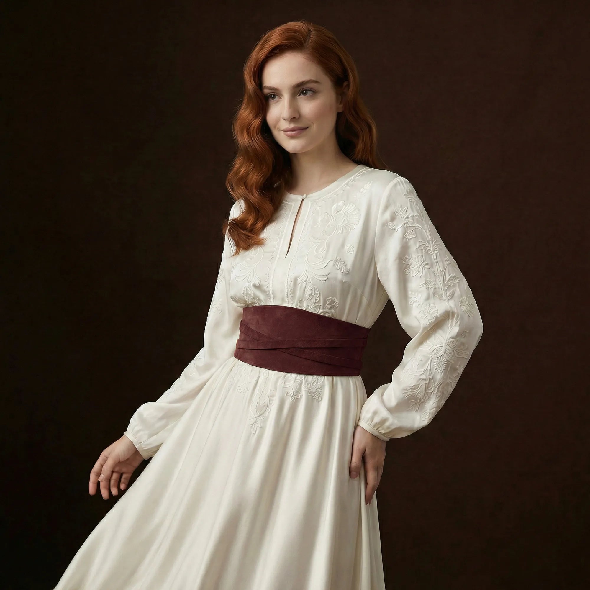 Suede Corset Belt TAILLE