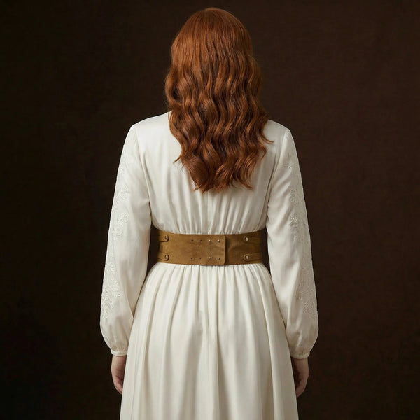 Suede Corset Belt TAILLE