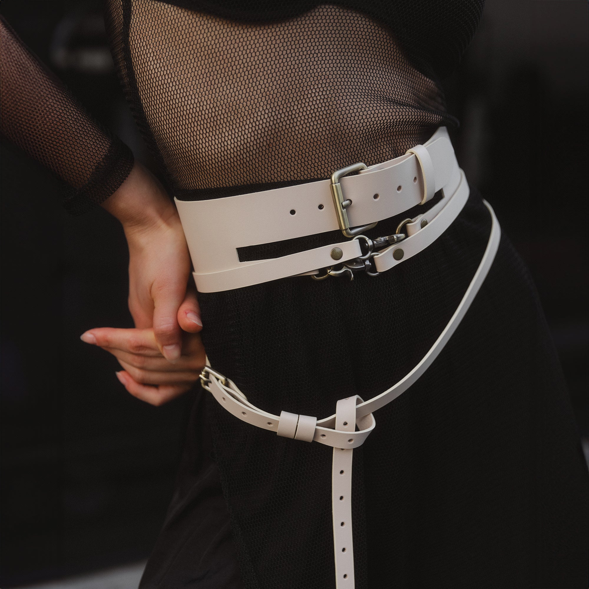 Leather Transformer Harness Belt AVE