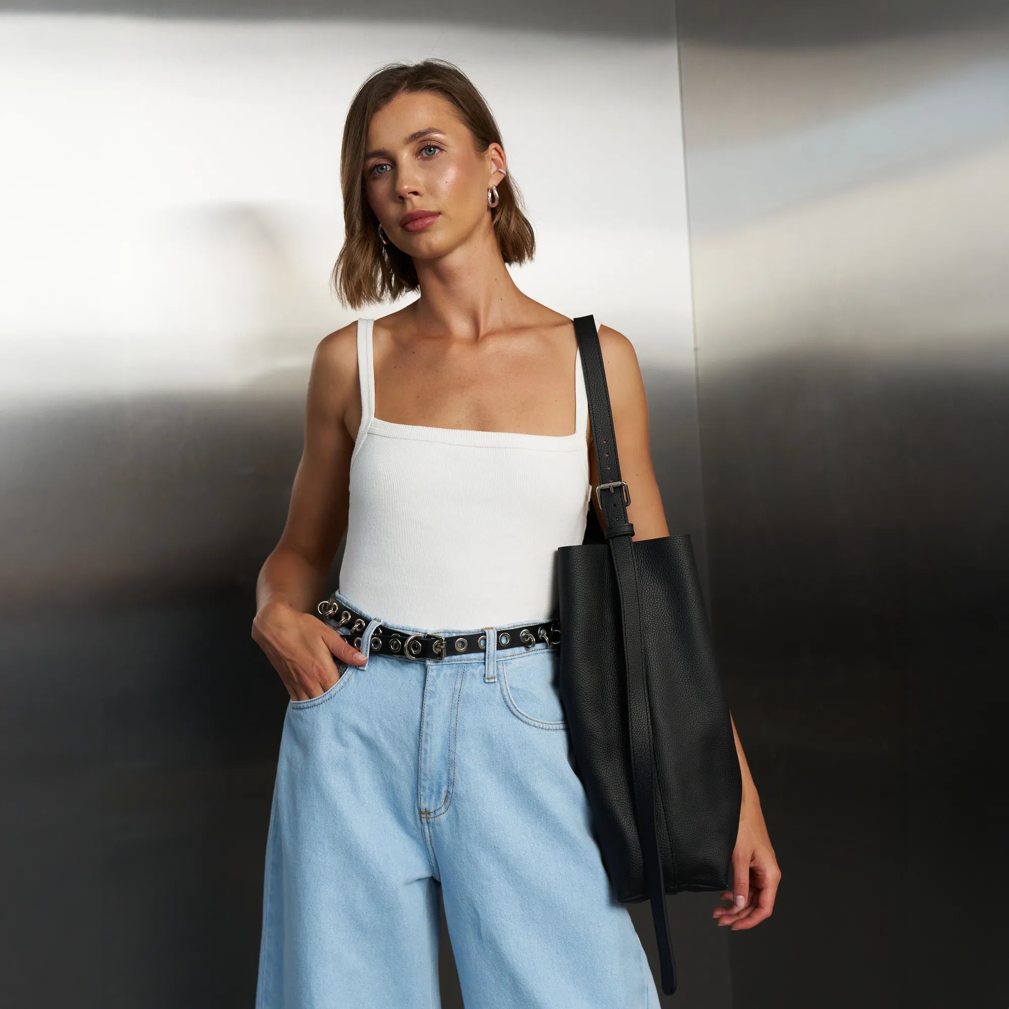 Leather Tote Bag Tati