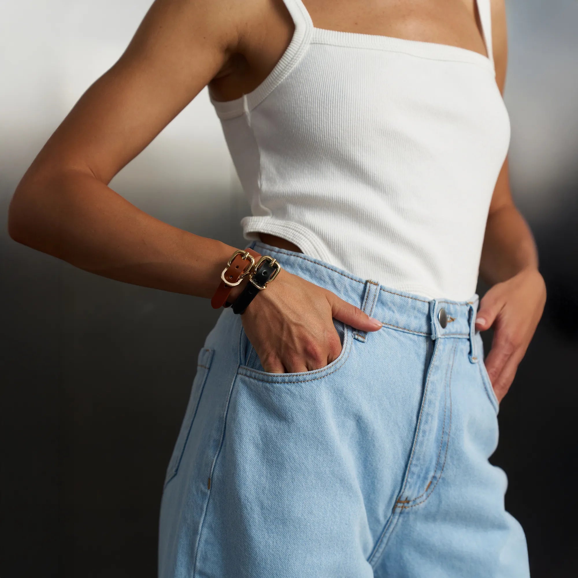Leather Bracelet Twin