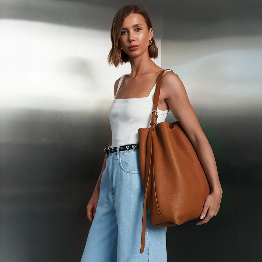 Leather Tote Bag Tati
