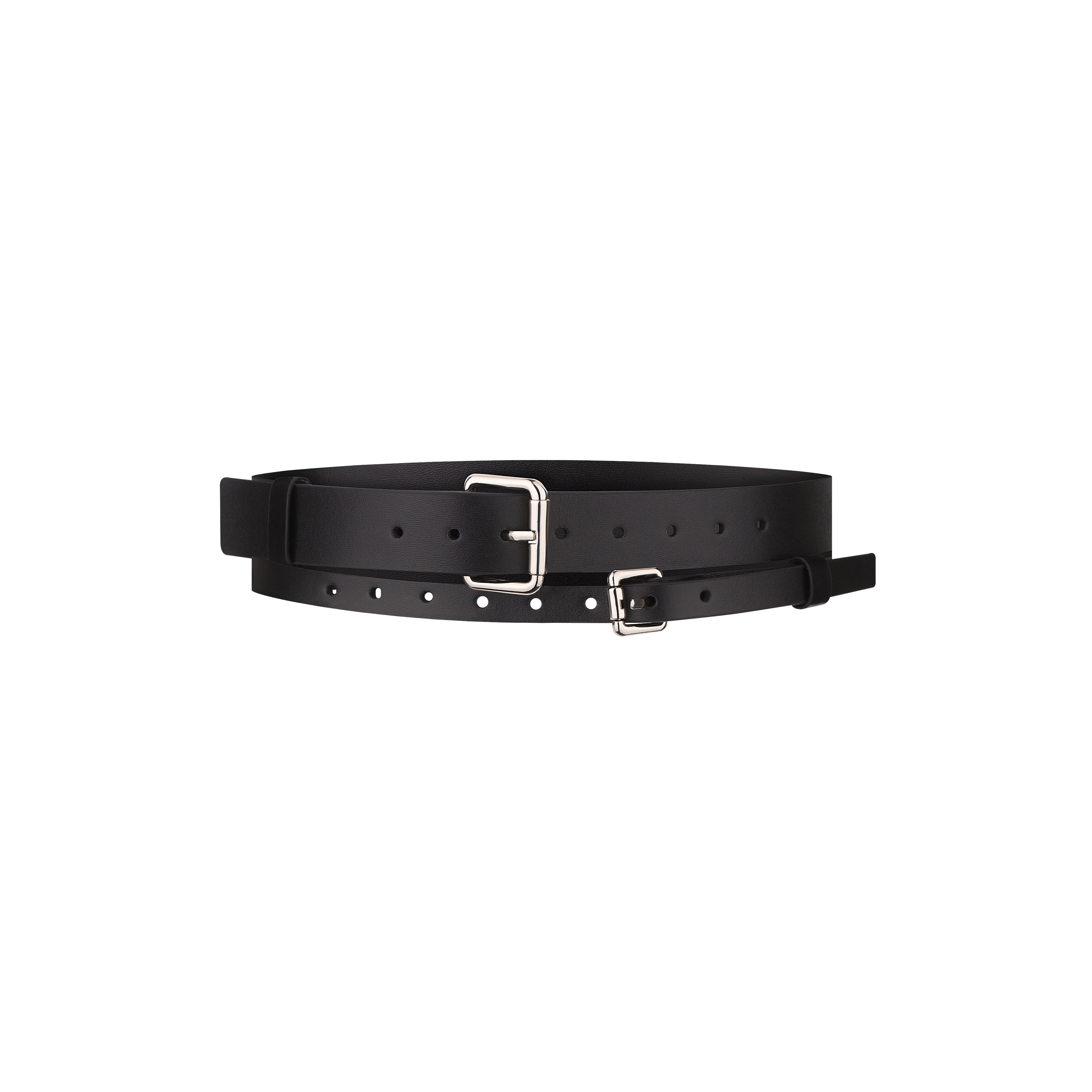 Leather Double Wrap Belt SERENA