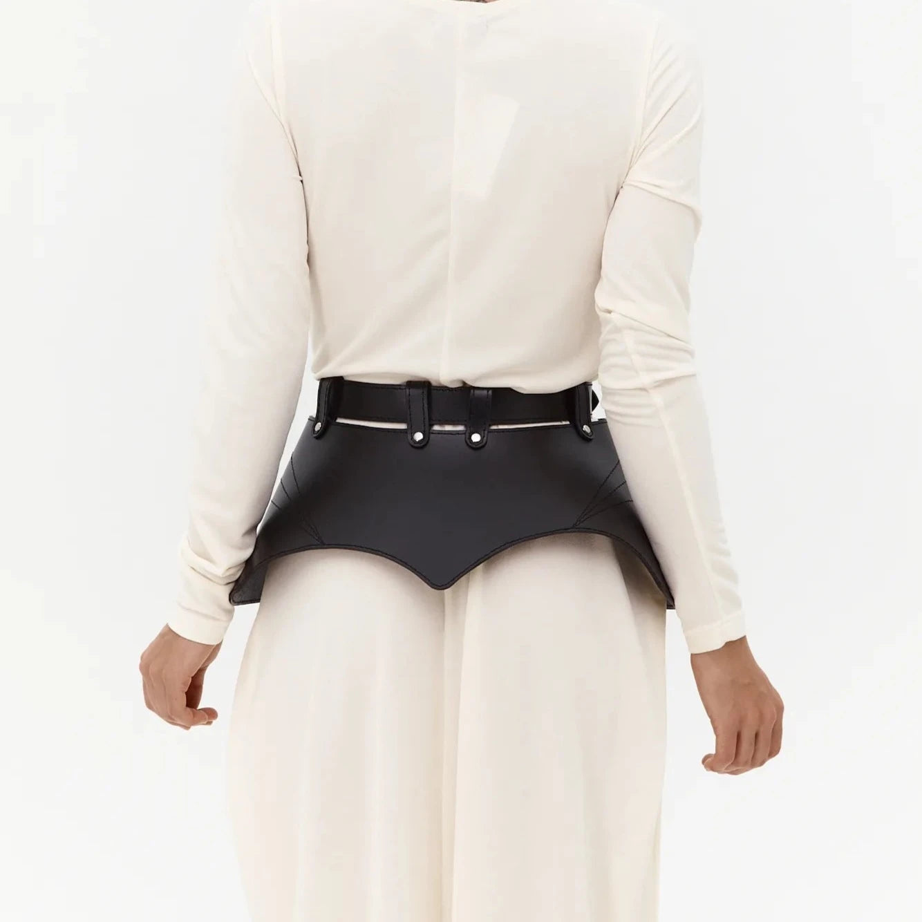 Leather Peplum Belt ATHENA