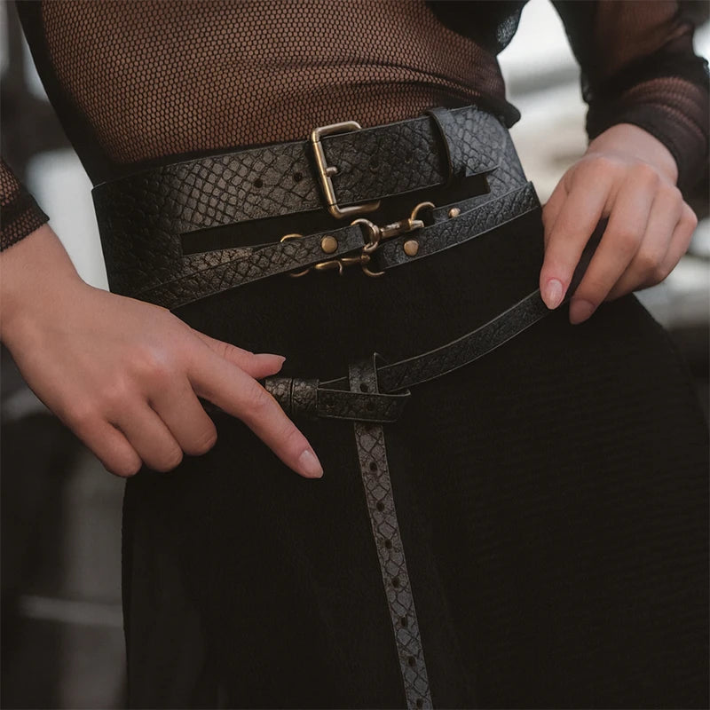 Leather Transformer Harness Belt AVE