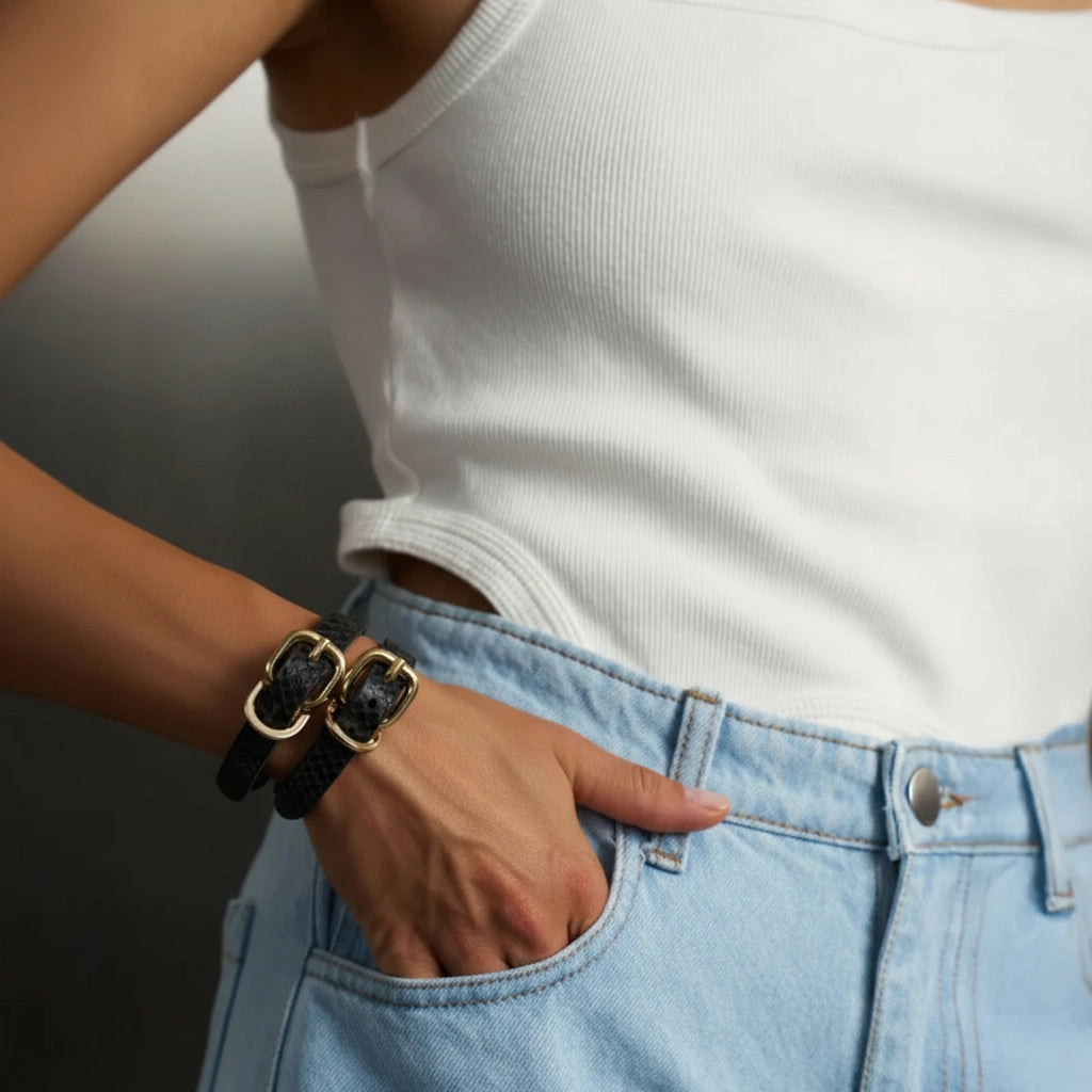 Leather Bracelet Twin