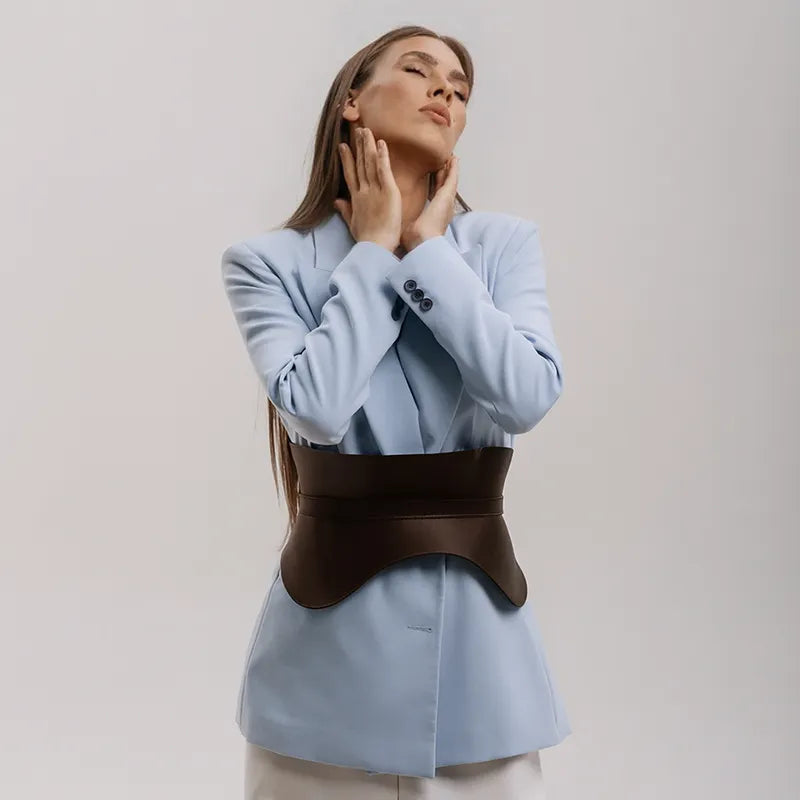 Basque Leather Belt 2 in 1 CYNTHARA