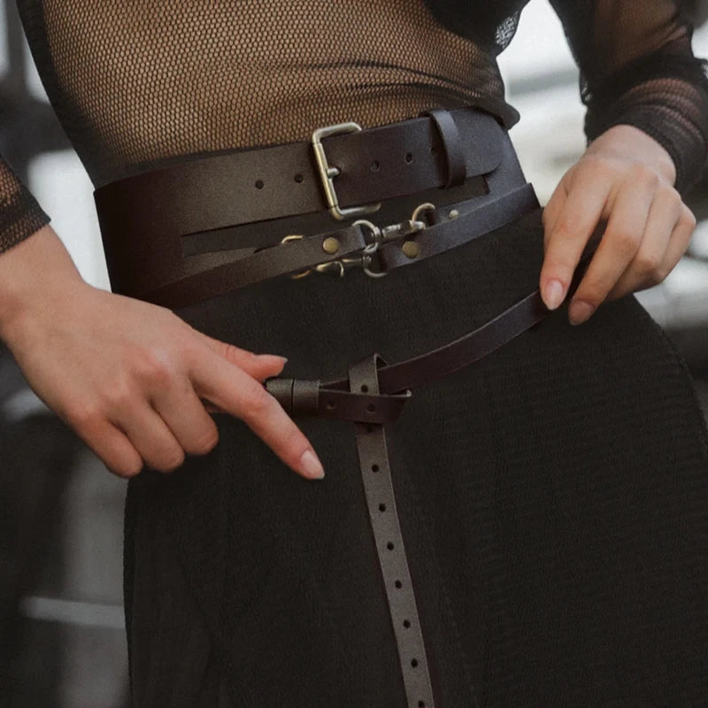 Leather Transformer Harness Belt AVE