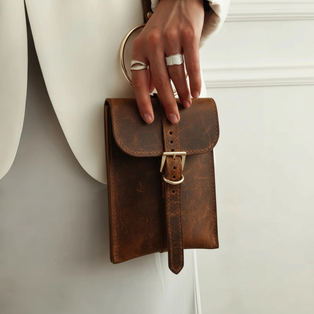 Leather Ring Sling Bag ALTA