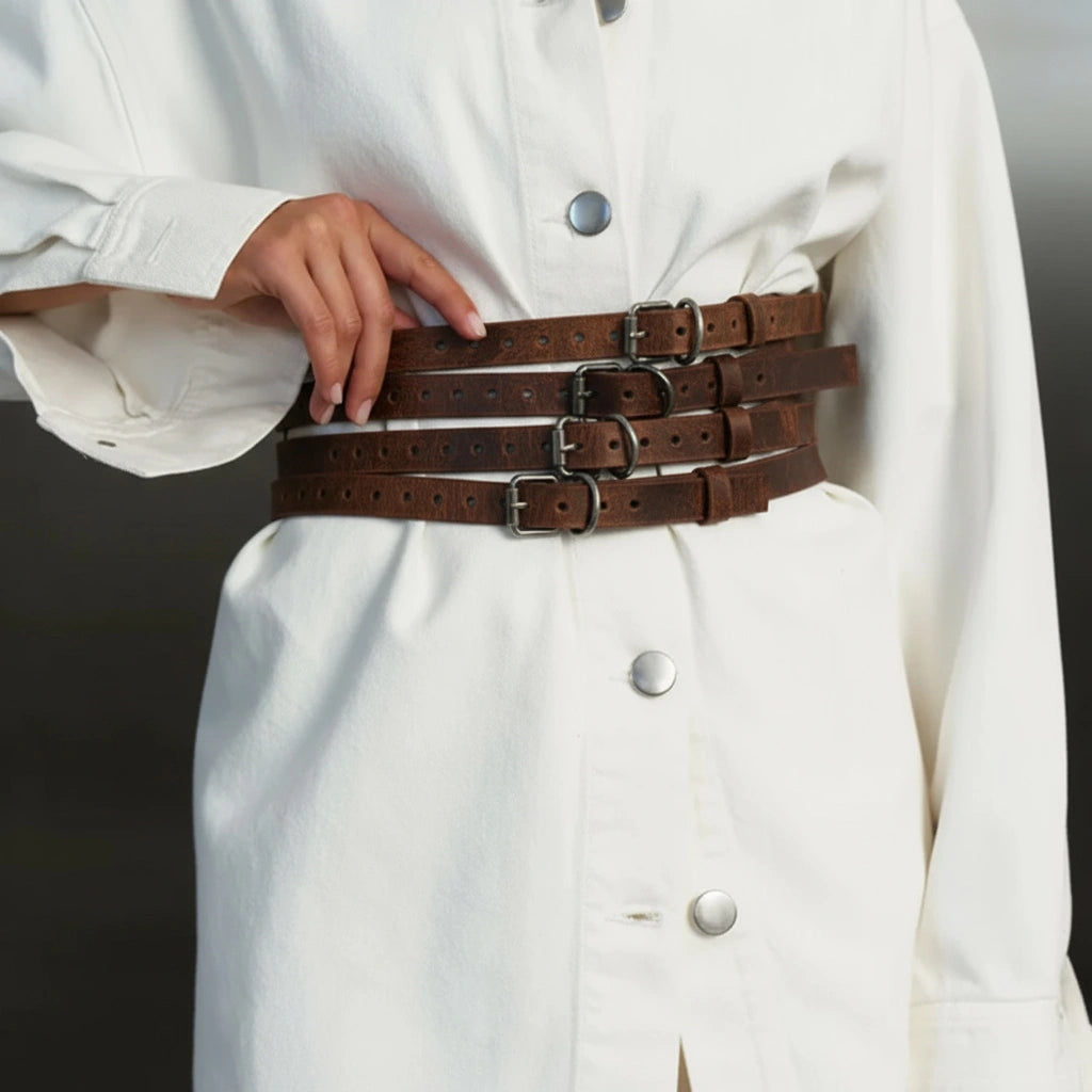 Leather Belt Trio
