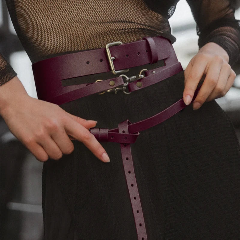 Leather Transformer Harness Belt AVE