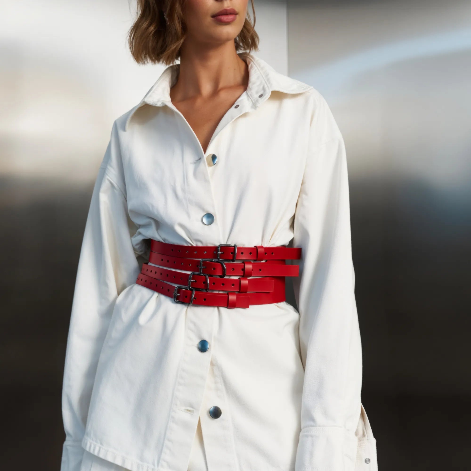 Leather Belt Trio