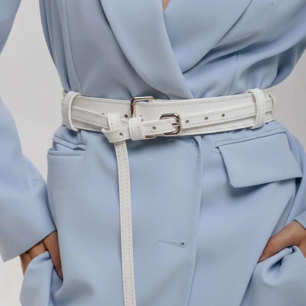 Designer Leather Belt BLOSSOM