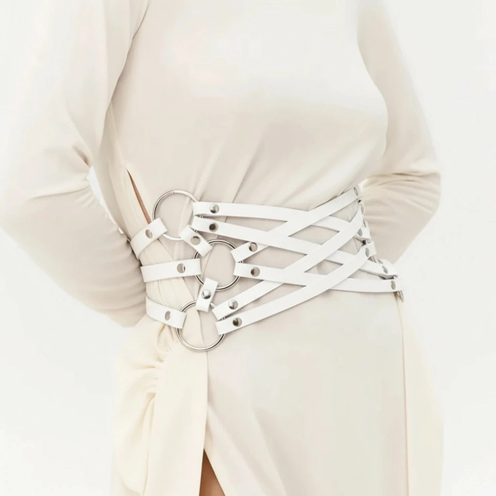 Leather Waist Cage Belt ELARA