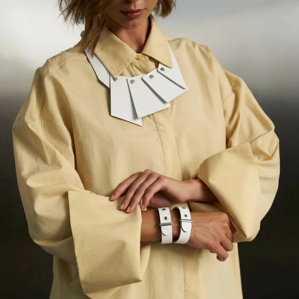 Leather Set Choker and Bracelet Nikki
